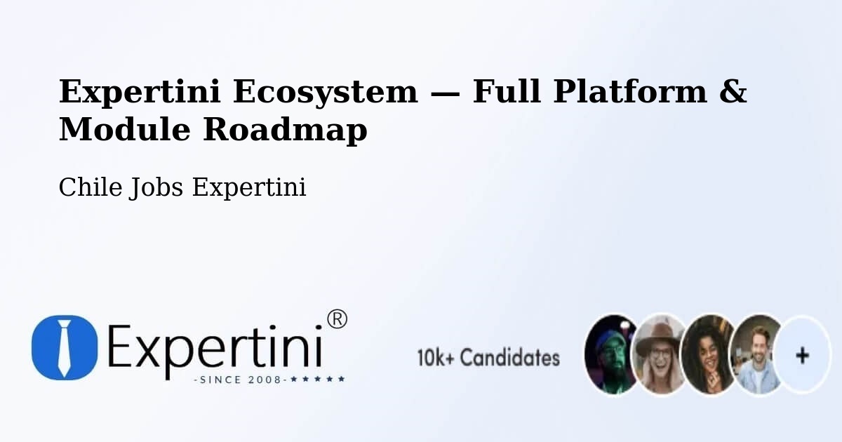 Expertini Ecosystem — Full Platform & Module Roadmap – Renaico